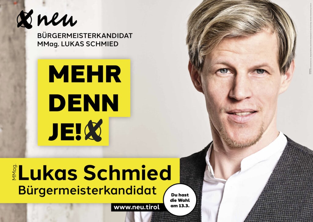 Bürgermeisterkandidat Lukas Schmied